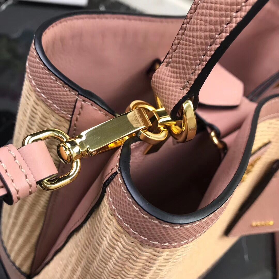 Prada Double Medium bag 1BA210 Pink