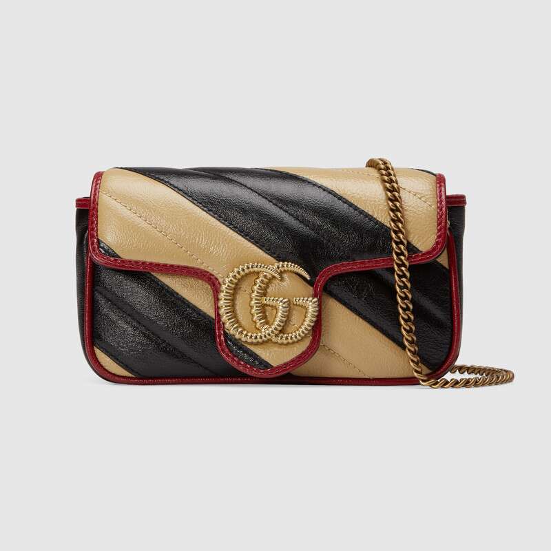 Gucci GG Marmont super mini bag 574969 Cognac