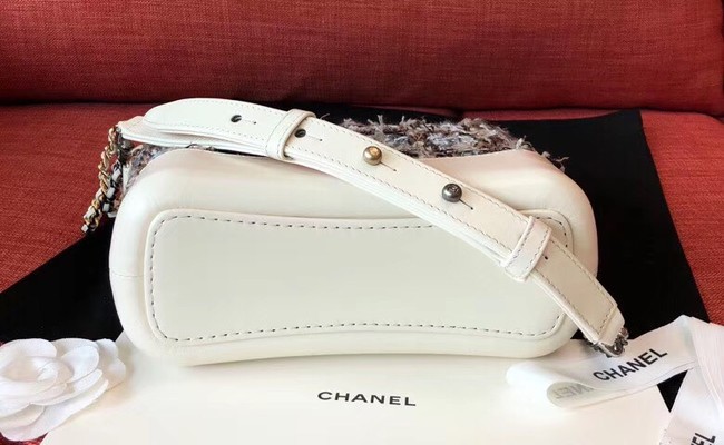 Chanel gabrielle small hobo bag B91810 white