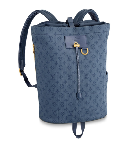 Louis vuitton original Monogram Denim CHALK M44617 blue