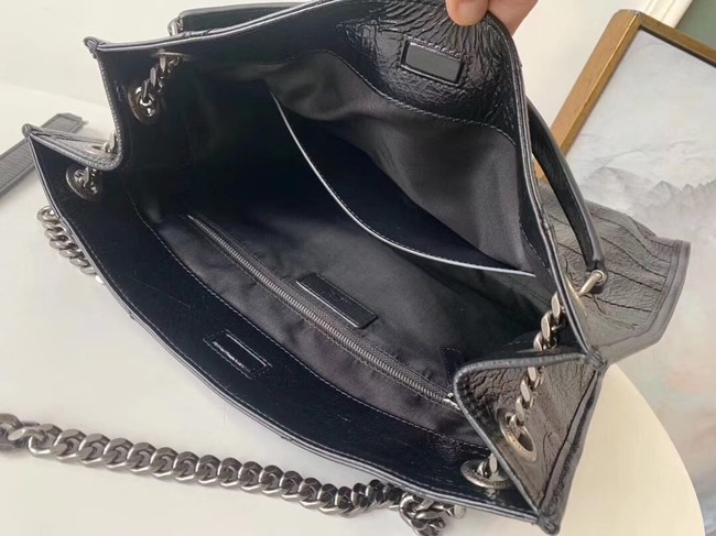 SAINT LAURENT Niki Medium leather shoulder bag 5814 black