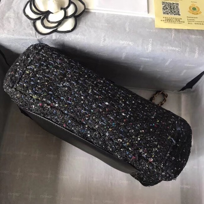 Chanel Original Tweed Shoulder Bag 66870 black