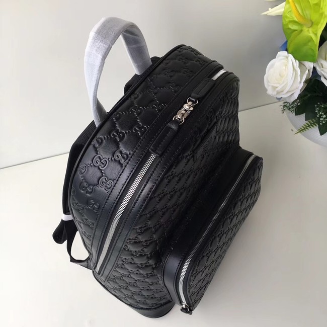 GUCCI GG Soho Leather backpack 406370 Black