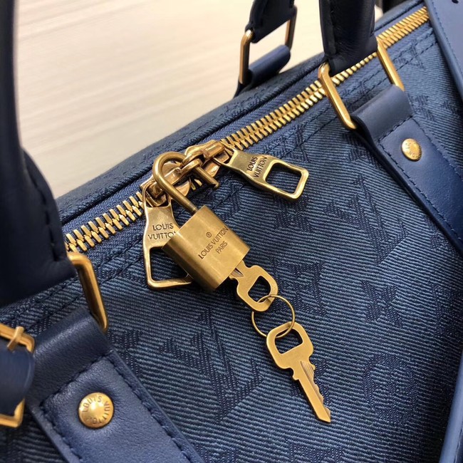 Louis vuitton original KEEPALL BANDOULIERE 50 M44644 Navy