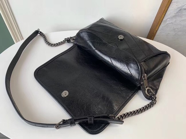 SAINT LAURENT Niki leather belt bag 577124 black