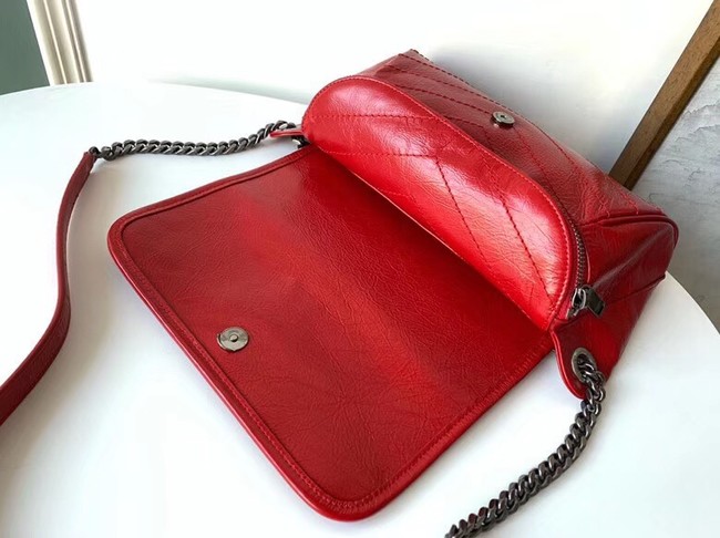 SAINT LAURENT Niki leather belt bag 577124 red