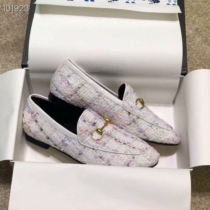 Gucci Jordaan tweed loafer GG1531BL-1