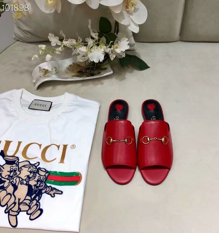 Gucci Leather slipper GG1535BL-3