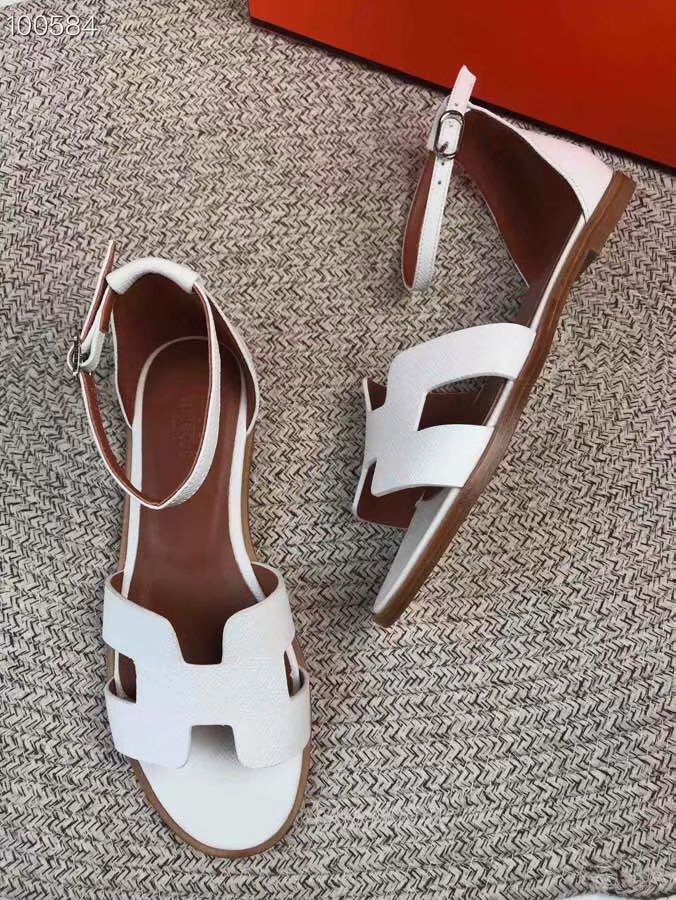 Hermes lady leather Sandals HO844OMF-1