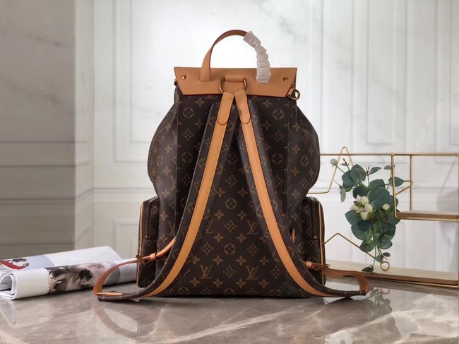 Louis vuitton original Monogram Canvas Larg Backpack M44658