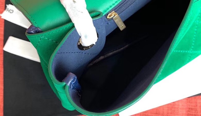 Chanel Flap Shoulder Bags XXL Blue CF1553 Green