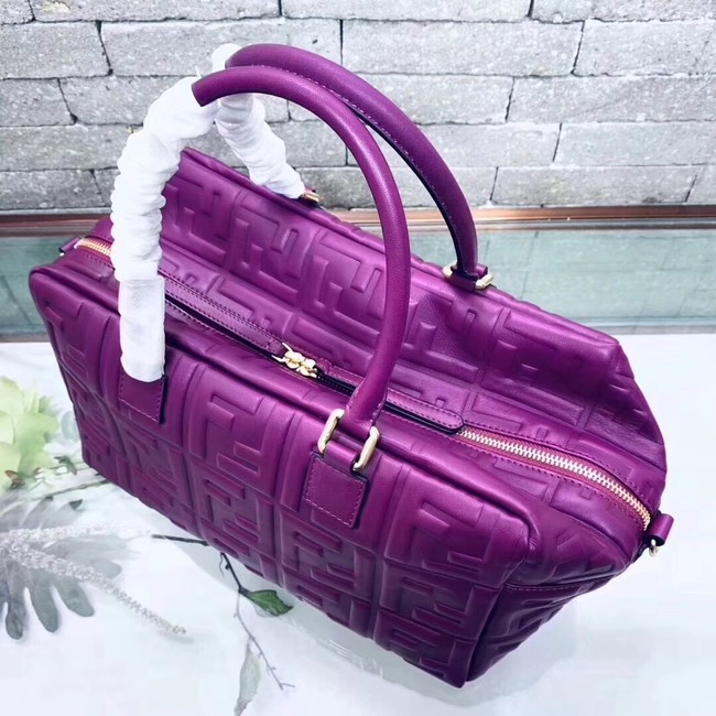 Fendi Boston Bag 8BL141A purple