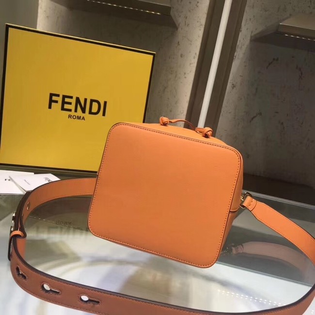 Fendi MON TRESOR PU Mini Handbag 8BS010 brown