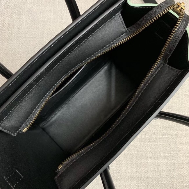 CELINE NANO LUGGAGE BAG IN LAMINATED LAMBSKIN 189243-7