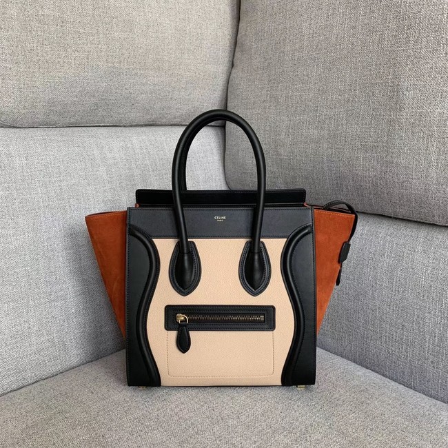 Celine Luggage Boston Tote Bags All Calfskin Leather 189793-5