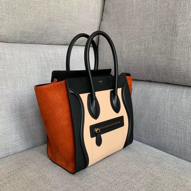 Celine Luggage Boston Tote Bags All Calfskin Leather 189793-5