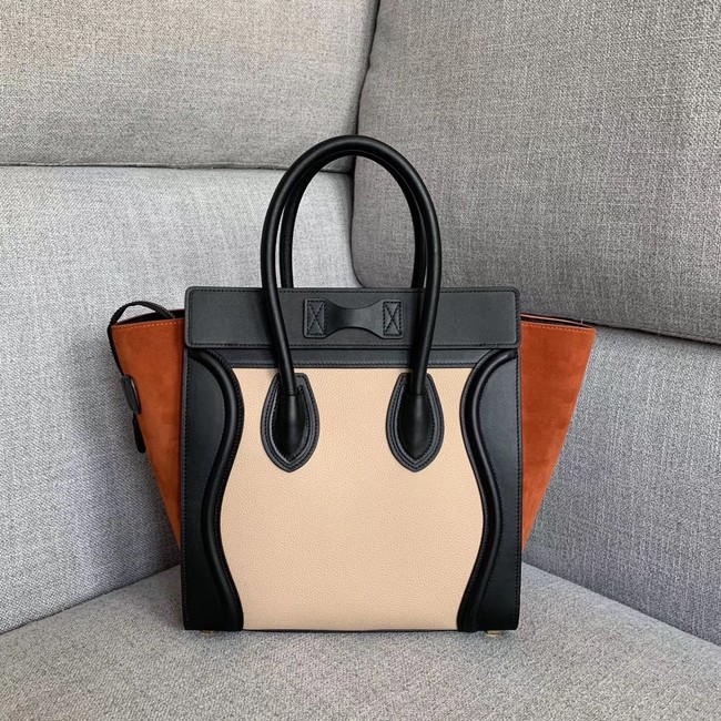 Celine Luggage Boston Tote Bags All Calfskin Leather 189793-5