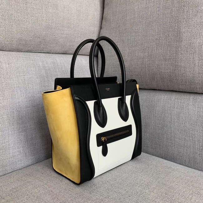 Celine Luggage Boston Tote Bags All Calfskin Leather 189793-6