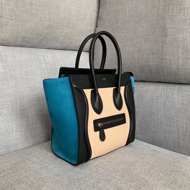 Celine Luggage Boston Tote Bags All Calfskin Leather 189793-8