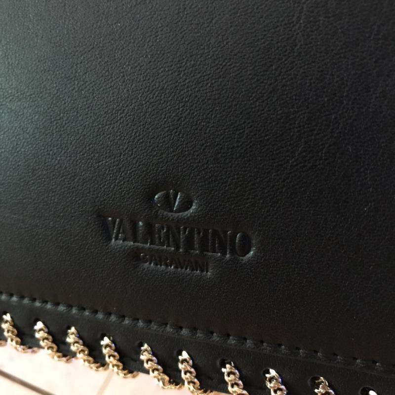 VALENTINO leather bag 2046 black