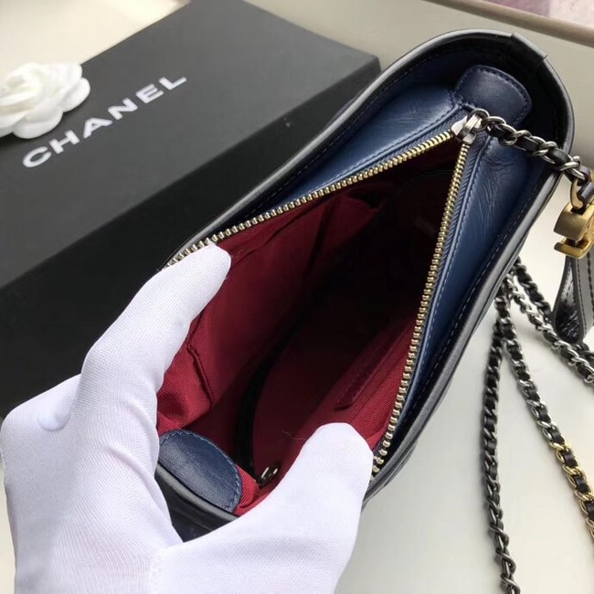 Chanel gabrielle small hobo bag A91810 blue&black