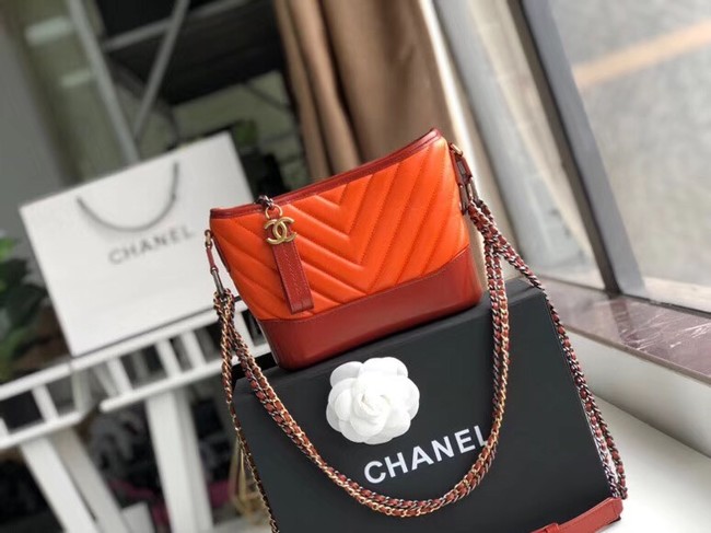 Chanel gabrielle small hobo bag A91810 orange