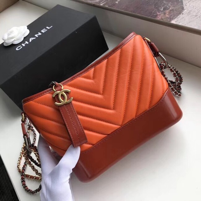 Chanel gabrielle small hobo bag A91810 orange