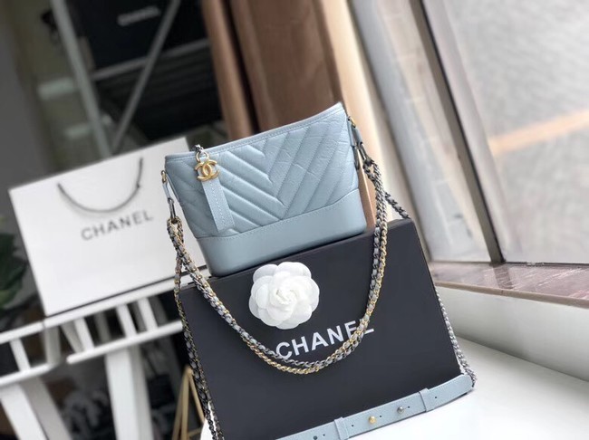 Chanel gabrielle small hobo bag A91810 light blue