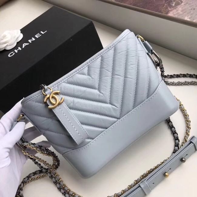 Chanel gabrielle small hobo bag A91810 light blue