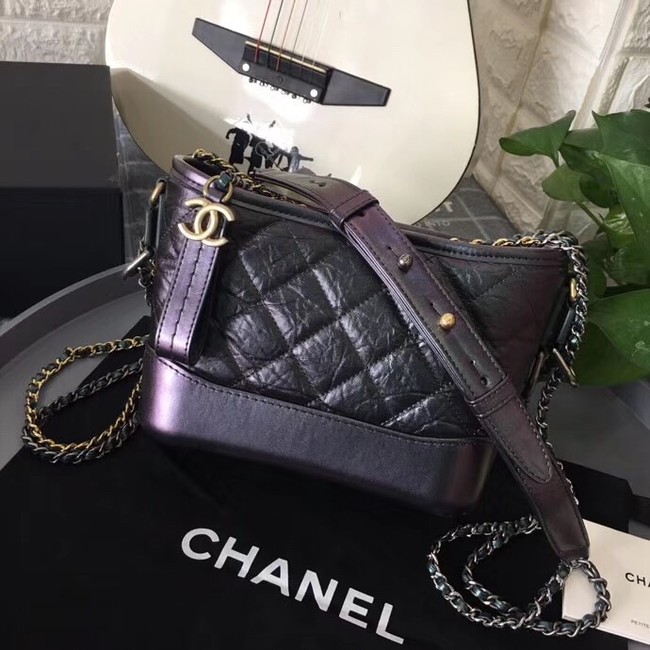 Chanel gabrielle small hobo bag B91810 light black