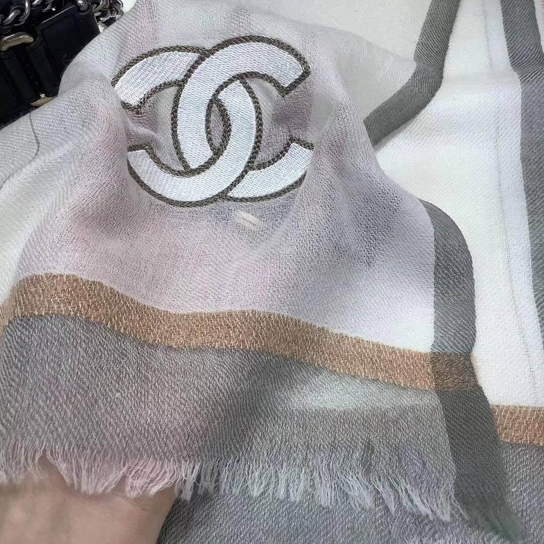 Chanel Scarf C1290 Gray