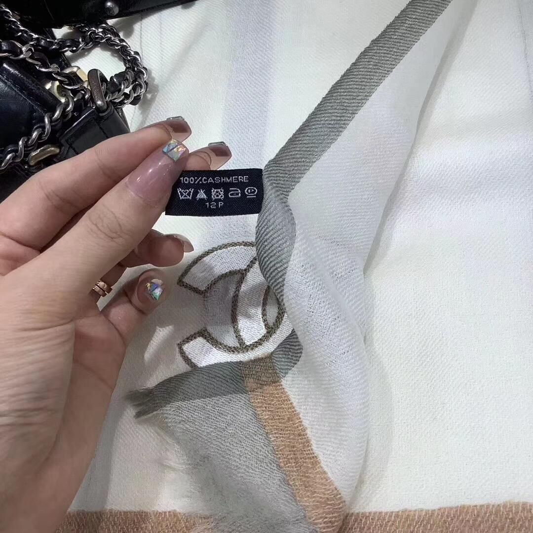 Chanel Scarf C1290 Gray