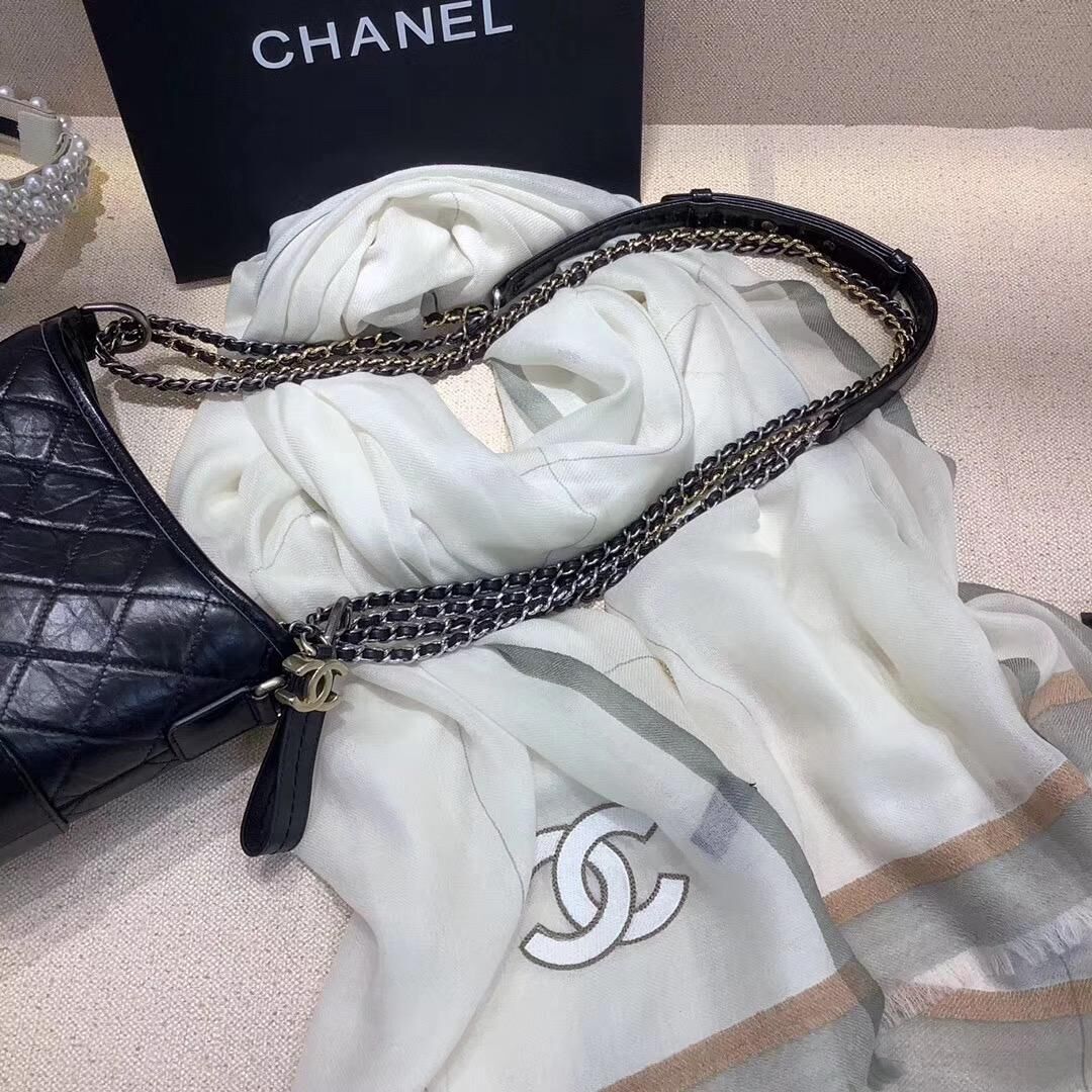 Chanel Scarf C1290 Gray