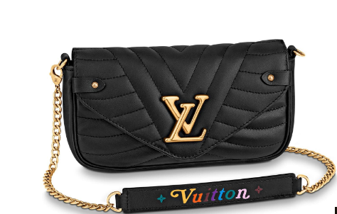 Louis Vuitton NEW WAVE Chain Bag M63956 black