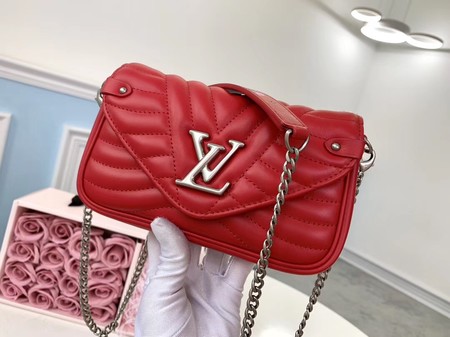 Louis Vuitton NEW WAVE Chain Bag M63956 red