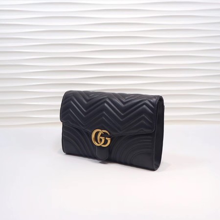Gucci GG Marmont clutch 498079 black