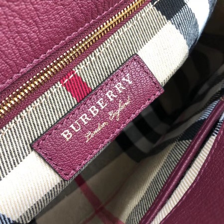 BURBERRY Medium Banner tote bag 0221 Burgendy