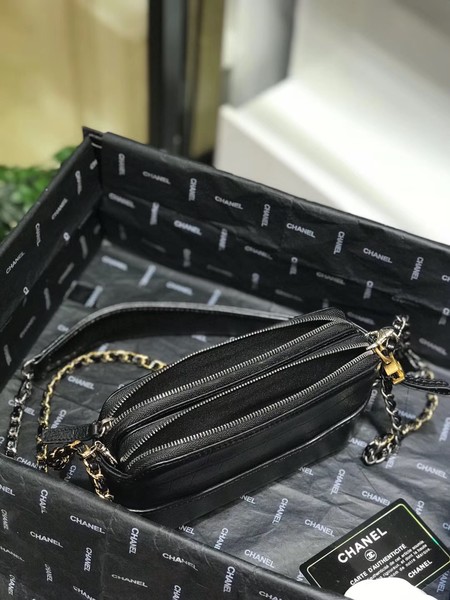 Chanel mini Shoulder Bag Leather B93825 black