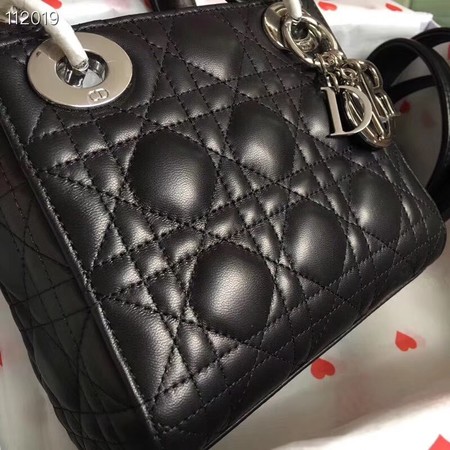 MINI LADY DIOR-TAS VAN LAMSLEER CAL44500 black