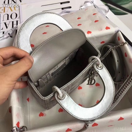 MINI LADY DIOR-TAS VAN LAMSLEER M15P grey