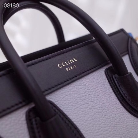 CELINE NANO LUGGAGE BAG IN LAMINATED LAMBSKIN 189244-5