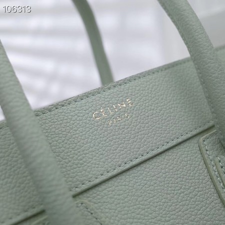 CELINE MICRO LUGGAGE HANDBAG IN LAMINATED LAMBSKIN 167793-20