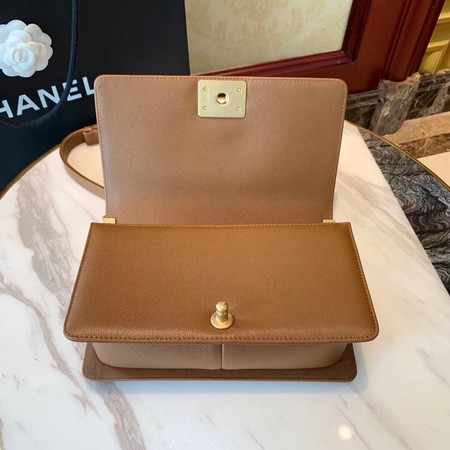 Boy Chanel Flap Bag Original Leather A67086 brown