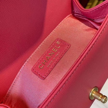 Boy Chanel Flap Shoulder Bag Leather A67085 rose