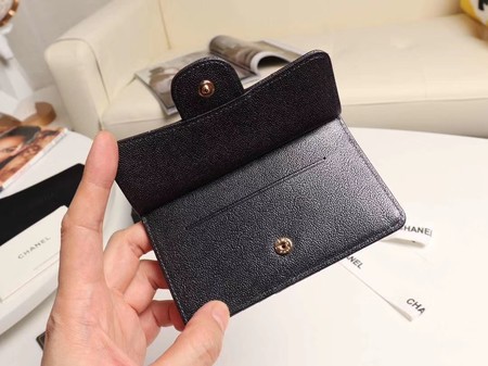 Chanel classic card holder AP0374 black