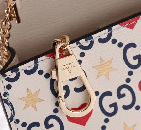 Gucci Sylvie mini shoulder bag 494646 White