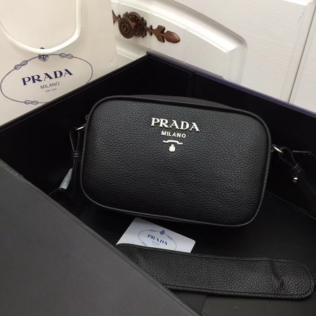 Prada Calf leather shoulder bag 1841 black