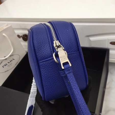 Prada Calf leather shoulder bag 1841 blue