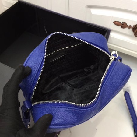 Prada Calf leather shoulder bag 1841 blue