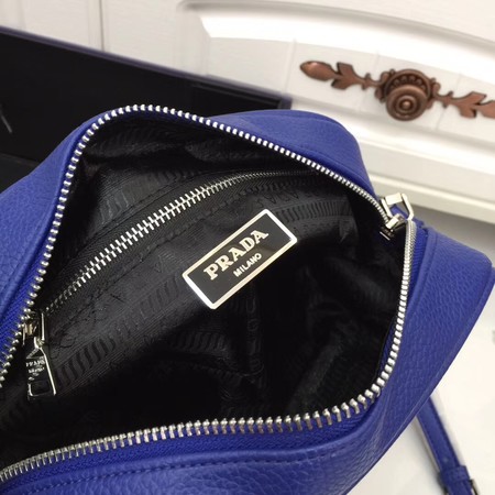 Prada Calf leather shoulder bag 1841 blue